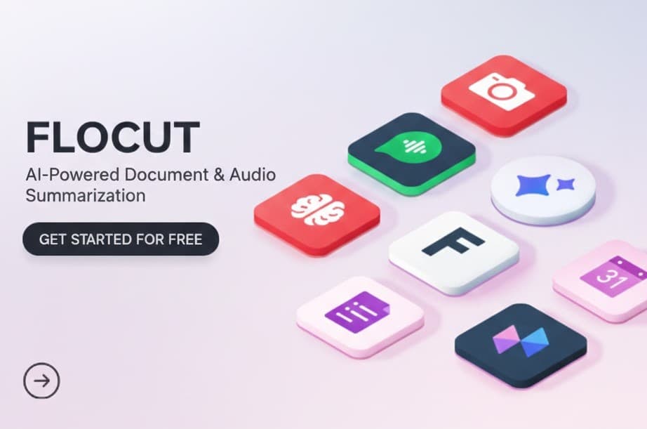 FloCut AI-Powered Document & Audio Summarization